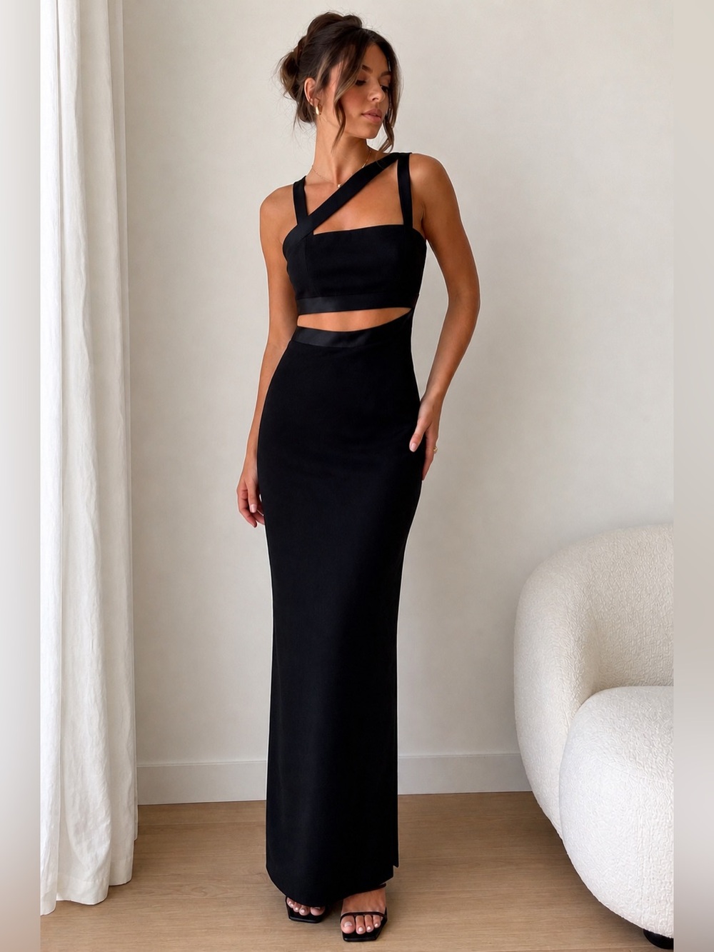 Andrea Polizzi for Rex Lester Black Formal Dress – Size 4